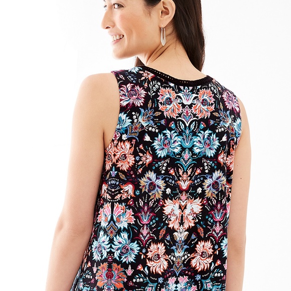 J.Jill - L - NEW Very Beautiful A-line Knit Tank  NWT - Picture 3 of 9